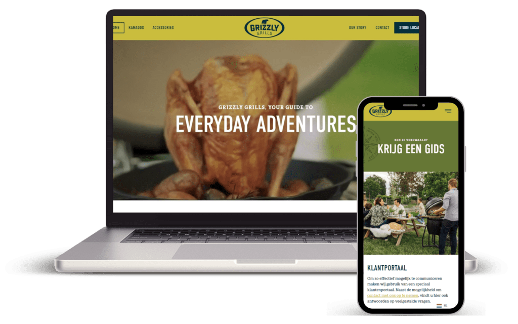 Branding Website Grizzly Grills