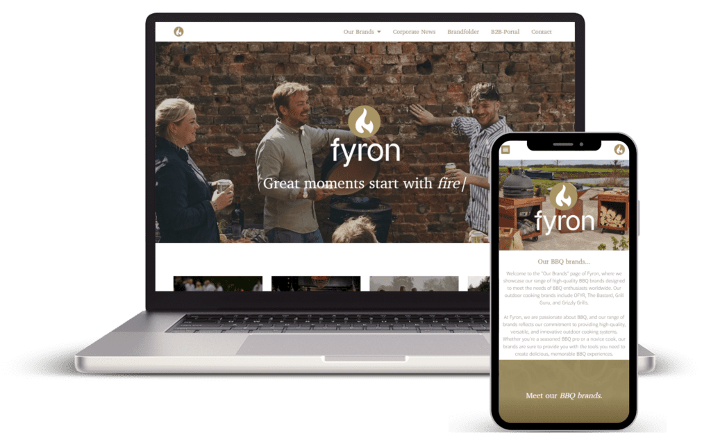 Corporate Website Fyron Group